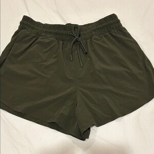 Athleta Olive Green Women's Athletic Shorts
